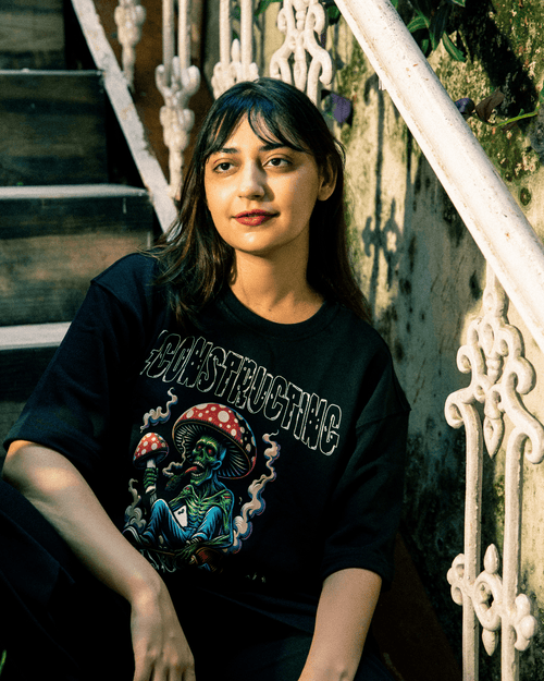 Deconstructing Presumptions Unisex Oversized T-shirt - What if we sell liesDeconstructing Presumptions Unisex Oversized T-shirtWe sell liesWhat if we sell lies