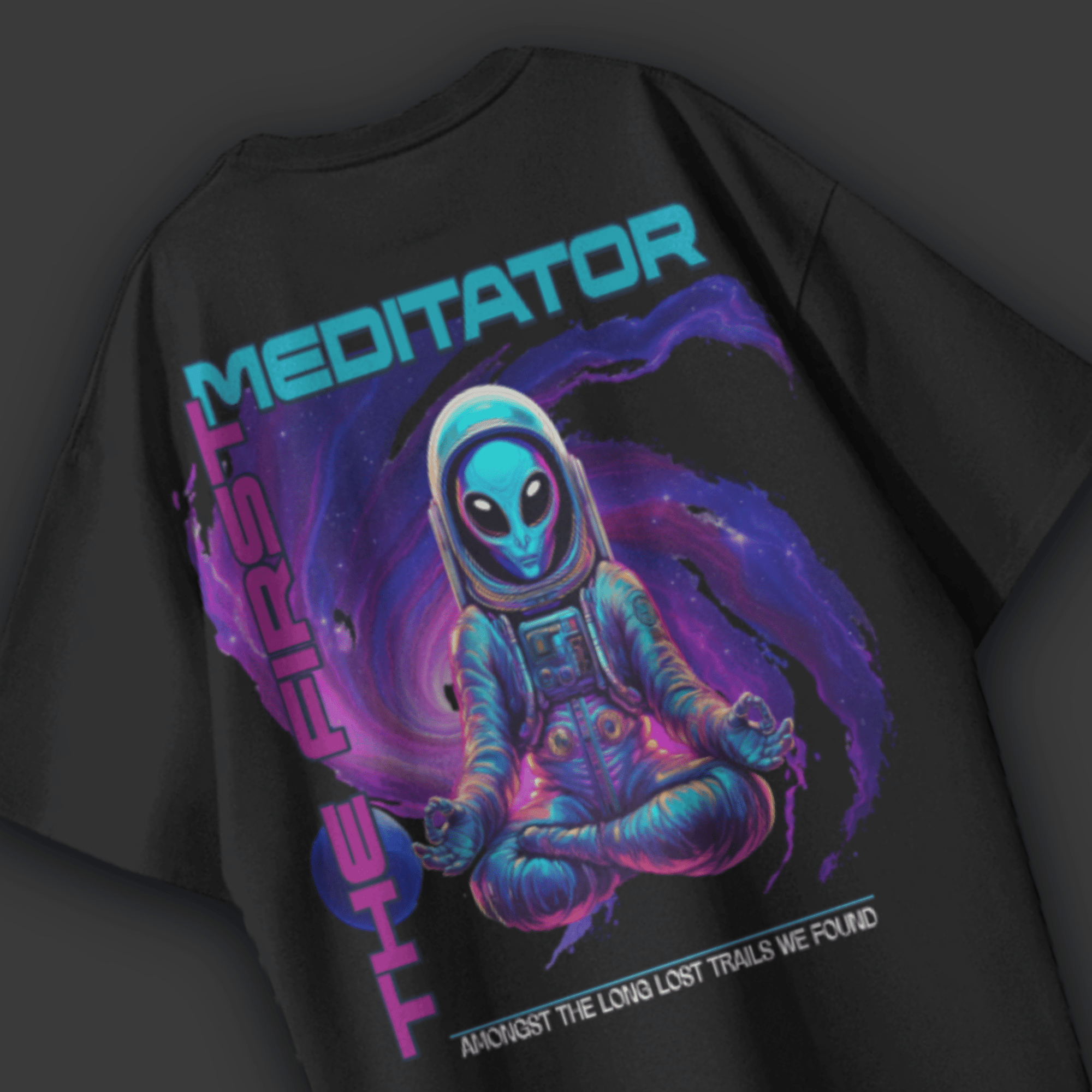 The First Meditator Unisex Oversized T-shirt - What if we sell liesThe First Meditator Unisex Oversized T-shirtWhat if we sell liesWhat if we sell lies