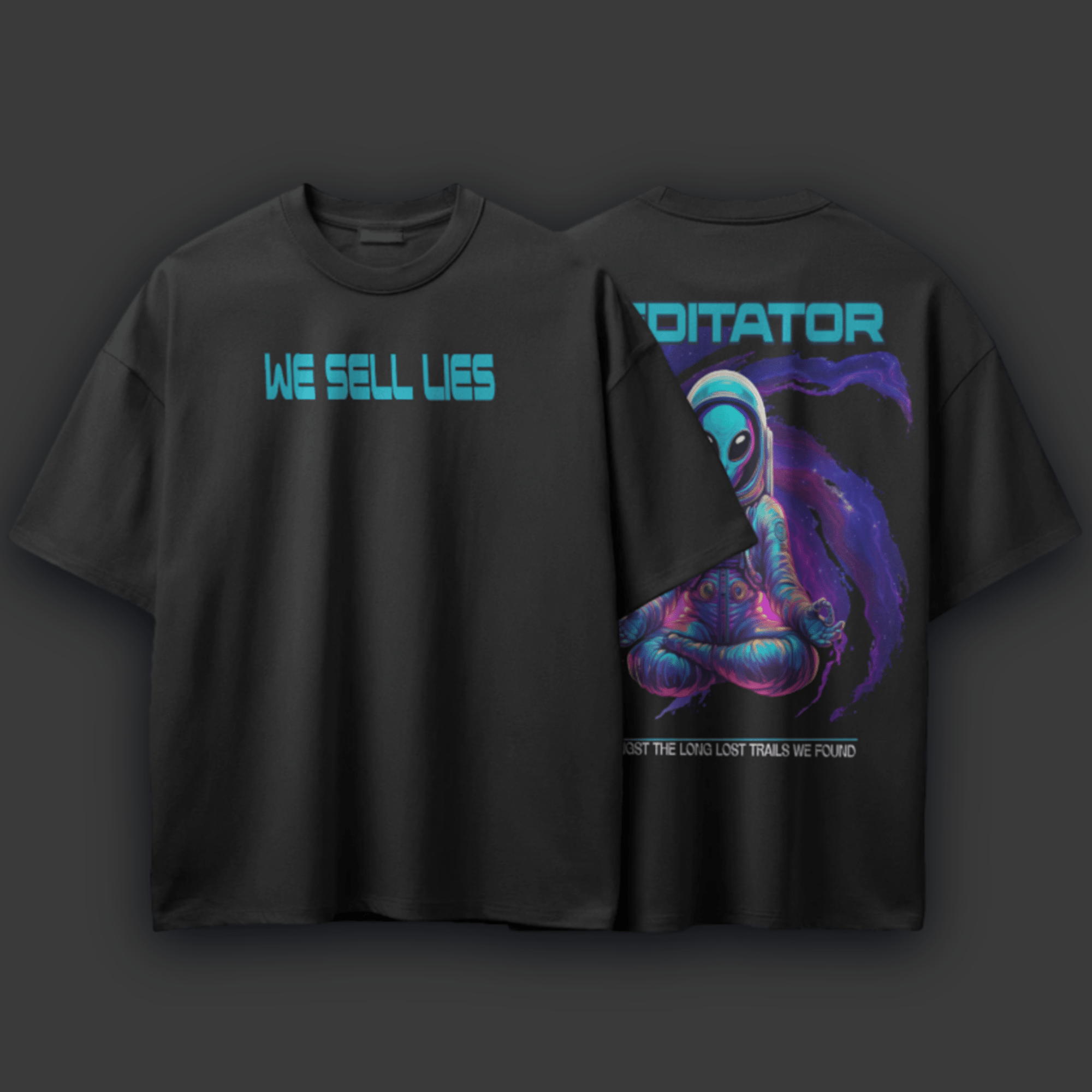 The First Meditator Unisex Oversized T-shirt - What if we sell liesThe First Meditator Unisex Oversized T-shirtWhat if we sell liesWhat if we sell lies